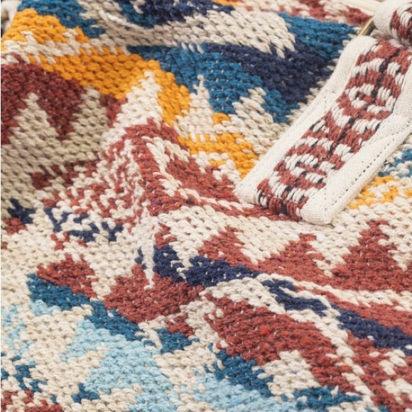 NEW Navajo Aztec Woven Weekender Duffle Bag - Picture 13 of 15